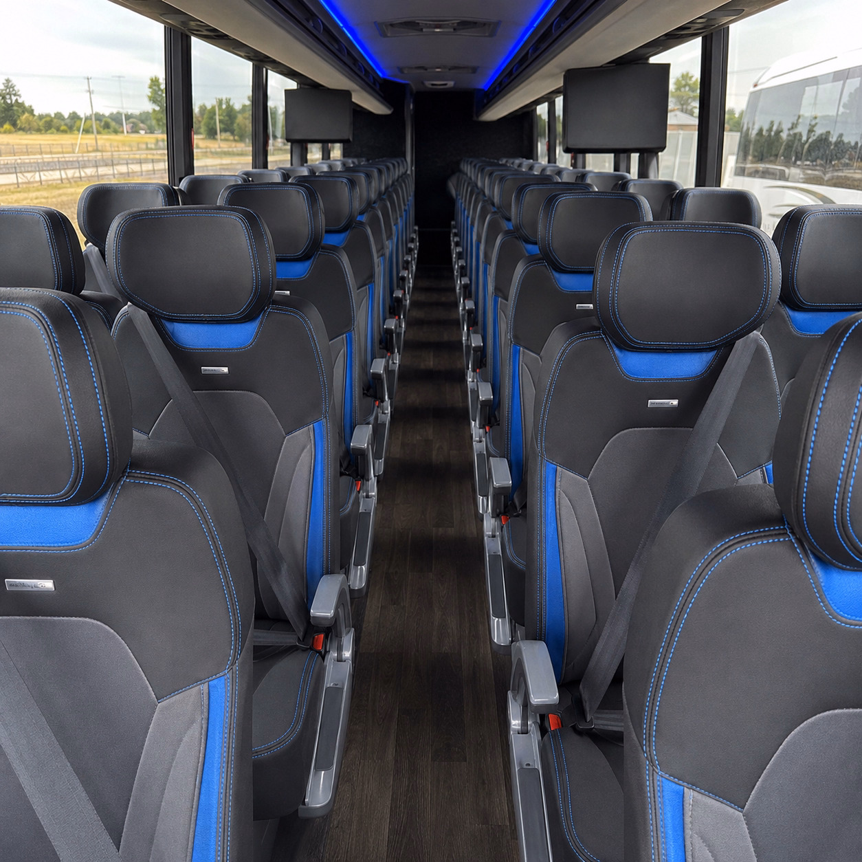 charter buses for multi day fairfield wedding weekends