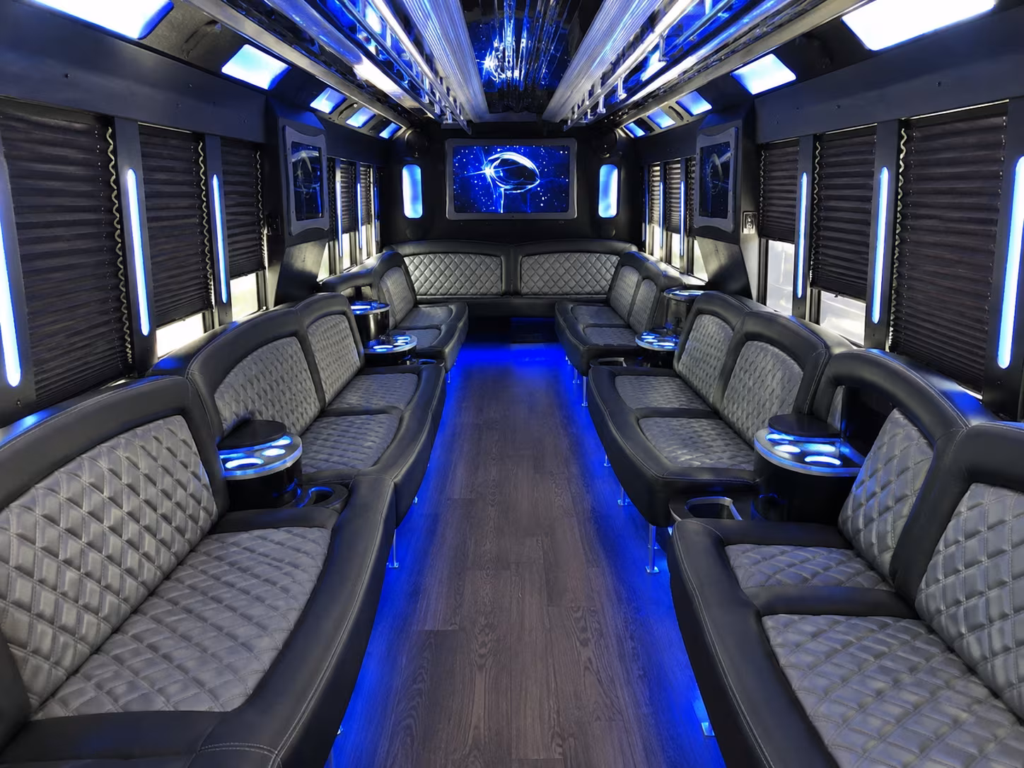 fairfield holiday party bus rental